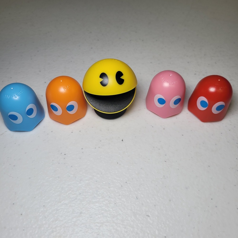 Buffalo Games Sound Works Pacman Board Game Replacement Pieces 5 Figures